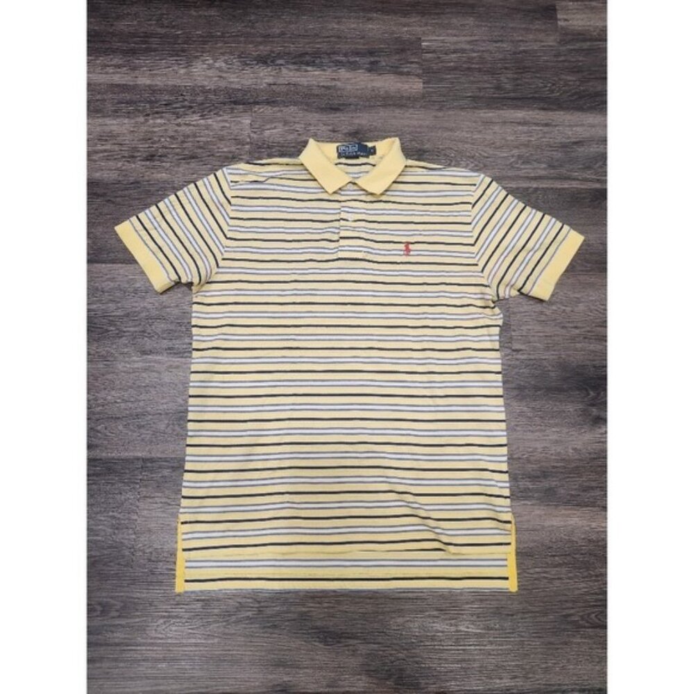 Polo Ralph Lauren Striped Polo Shirt Short Sleeve Casual Classic Fit